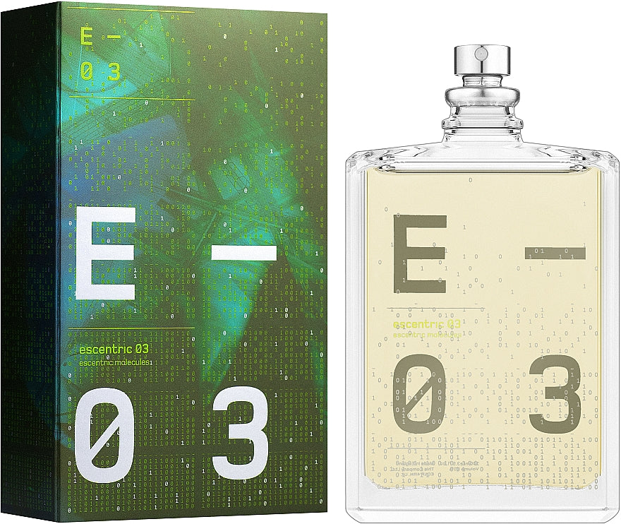 Escentric Molecules Escentric 03 Unisex Eau De Toilette 3.4oz / 100ml