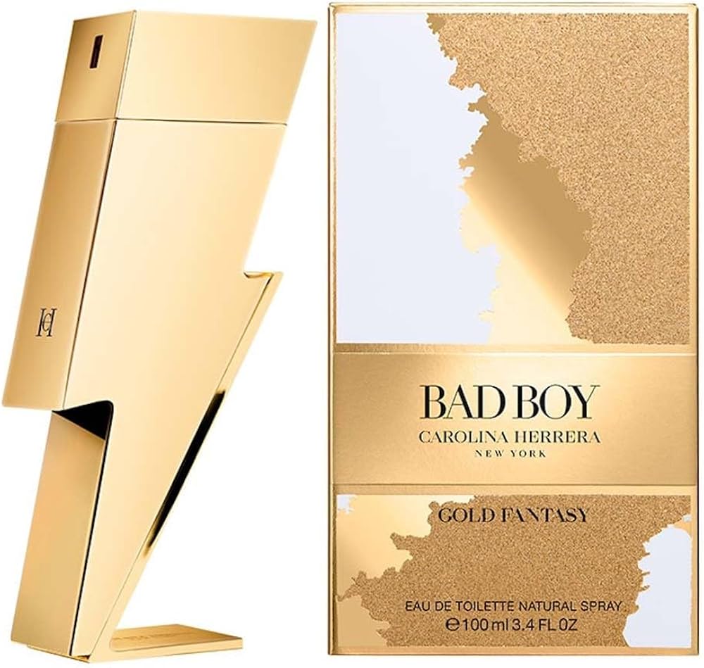 Carolina Herrera Bad Boy Gold Fantasy Eau De Parfum 3.4oz / 100ml