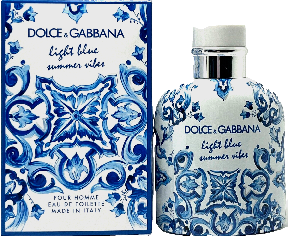 Dolce & Gabbana Light Blue Summer Vibes Pour Homme Eau De Toilette 4.2oz / 125ml