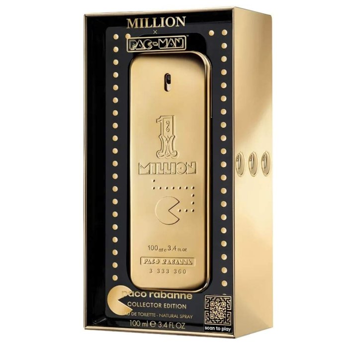Paco Rabanne 1 Million Pac-Man Edition Eau De Toilette 3.4oz / 100ml