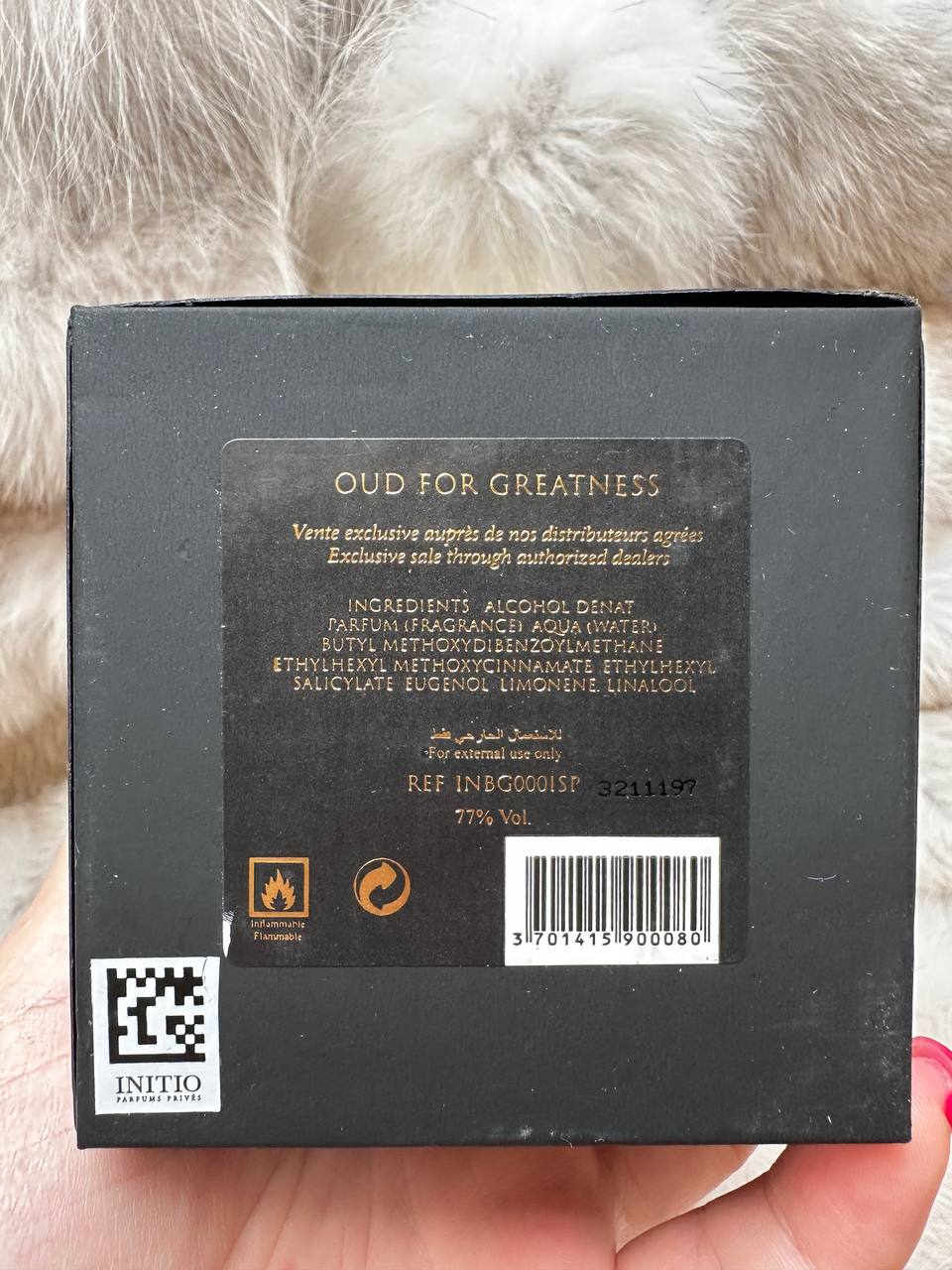 Initio Oud For Greatness Eau De Parfum 3.04oz / 90ml