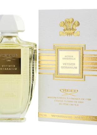 Creed Acqua Originale Vetiver Geranium Eau De Parfum 3.3oz / 100ml