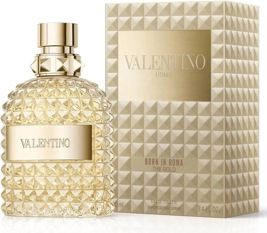 Valentino Uomo Born In Roma The Gold Eau De Toilette 3.4oz / 100ml