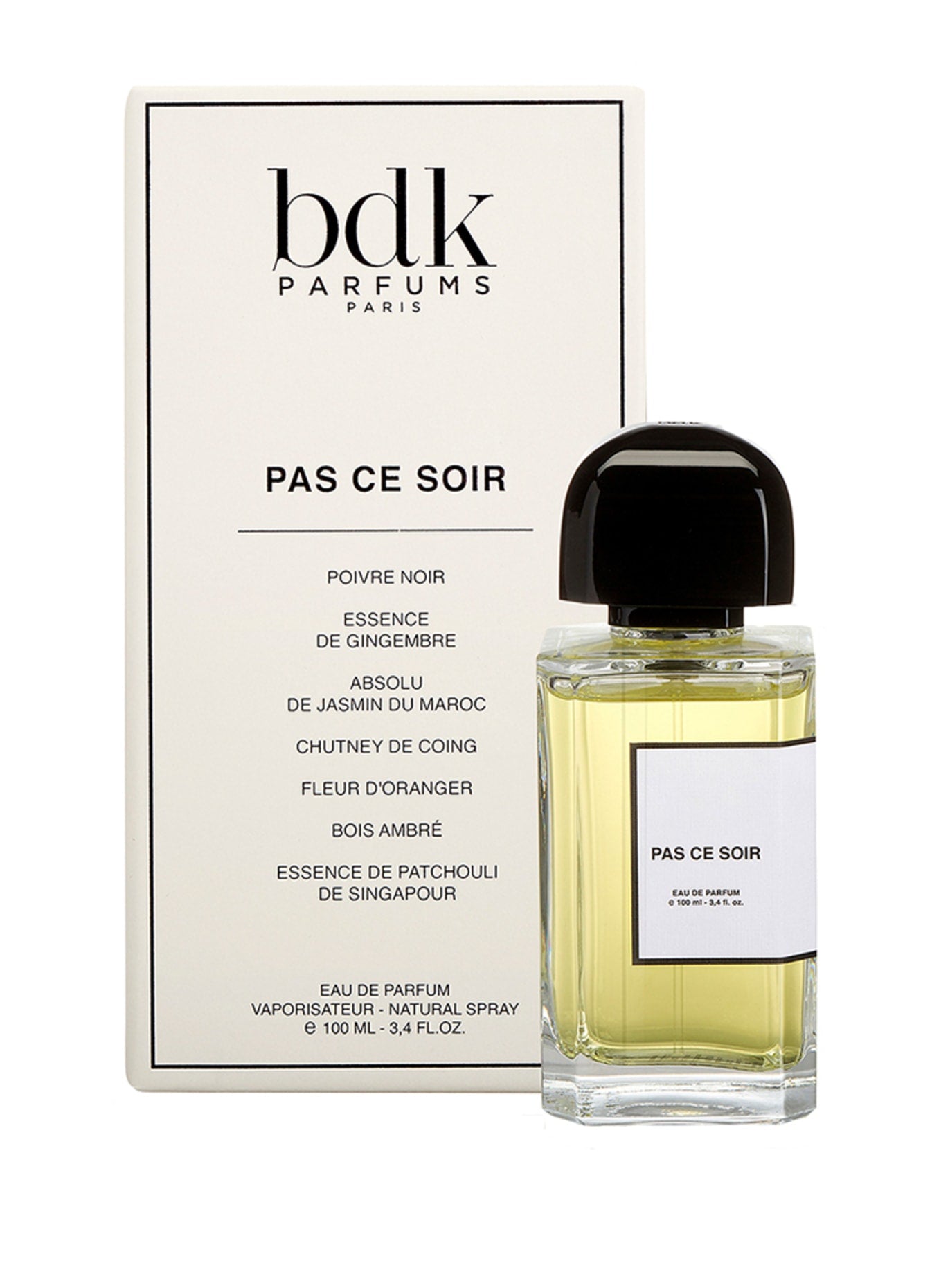 BDK Parfums Pas Ce Soir Eau De Parfum 3.4oz / 100ml