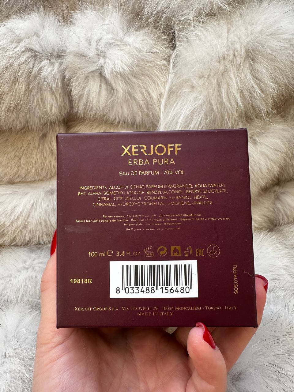 Xerjoff Erba Pura Eau De Parfum 3.4oz / 100ml