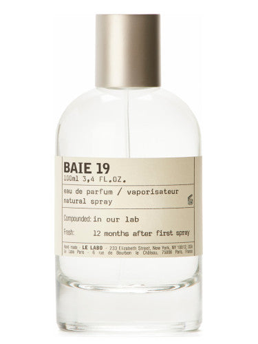 Le Labo Baie 19 Eau De Parfum 3.4oz / 100ml