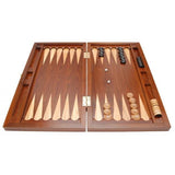 Backgammon carved wooden (oak), model "RND-102"